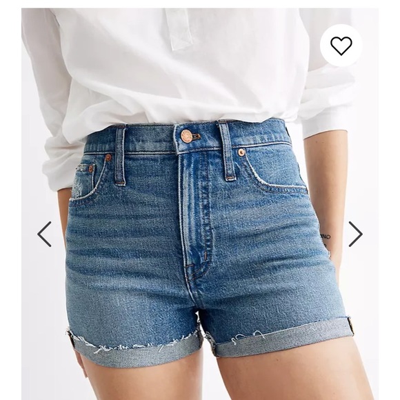 High waisted denim shorts by madewell - Picture 1 of 5